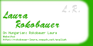 laura rokobauer business card